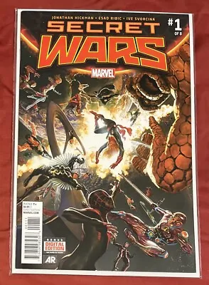 Buy Secret Wars #1 Cover A 2015 Marvel Comics Sent In A Cardboard Mailer • 7.99£