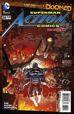 Buy Action Comics #34 (NM)`14 Pak/ Kuder • 2.95£