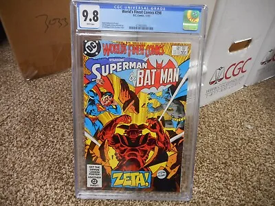 Buy World's Finest Comics 298 Cgc 9.8 DC 1983 Superman Batman Zeta WHITE Pgs NM MINT • 72.38£