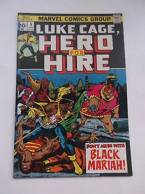 Buy Marvel: Luke Cage, Hero For Hire #5, 1st Black Maria (mariah Dillar), 1973, Vf-! • 31.66£