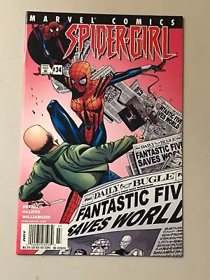 Buy Spider-girl #34 Marvel Comics 2001 - Very Rare Newsstand • 11.19£