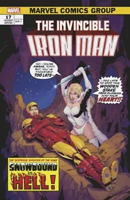 Buy Invincible Iron Man #17 Marvel Comics -Giuseppe Camuncoli Vampire Variant B NEW • 5.29£