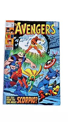 Buy The Avengers 72 Marvel Bronze Age Scorpio Nick Fury Steranko Sequel • 30£