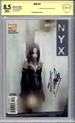 Buy NYX #3 CBCS 8.5 (2004) 1st App Of X-23! Signed By STAN LEE!! KEY ISSUE! L@@K! • 955.98£