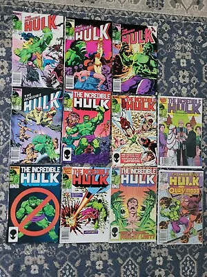 Buy Incredible Hulk 310 To 319 Comic Lot Plus #1 • 23.99£