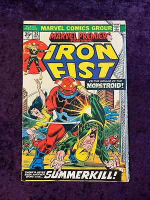 Buy Marvel Premiere  Vol. 1 Issue #24  /Iron Fist /   1975 • 39.55£