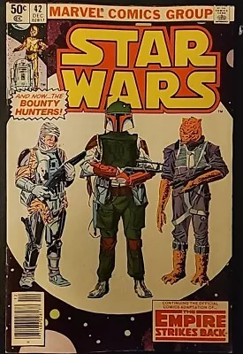 Buy Star Wars #42 • Marvel • 1981 • 1st Boba Fett • 87.95£