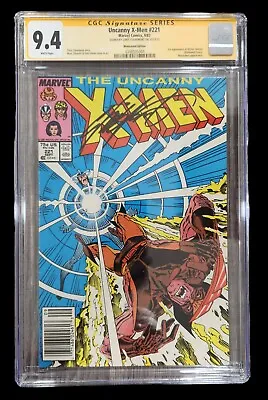 Buy Uncanny X-Men #221 (Marvel 1987) Newsstand - Cgc 9.4 Signed By Chris Claremont  • 173.93£