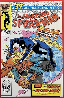 Buy Amazing Spider-man #275 (marvel 1986) Origin Retold | Hobgoblin Fn/vf 7.0 • 7.11£