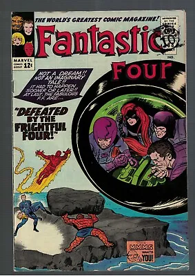 Buy Marvel Comics Fantastic Four 38  FN/VFN 7.0 1965 Defeated By Frightful Four  • 154.99£