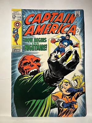 Buy Captain America #115 Marvel Comics - Iconic Red Skull Cover! • 51.45£