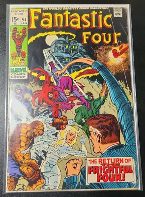 Buy Fantastic Four #94 1st Appearance Of Agatha Harkness 1970 Stan Lee & Jack Kirby • 28.15£