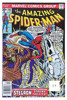 Buy Amazing Spider-Man #165 Marvel Comics 1977 Spiderman John Romita Sr. Cover VF+ • 29.99£