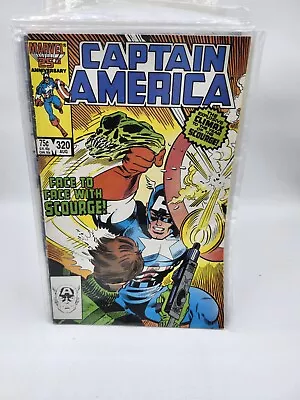 Buy Captain America #320 VF+ 8.5 Marvel Comics 1986 Vs. Scourge • 14.23£