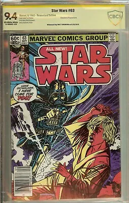 Buy Marvel 1977 Star Wars #63 #54 CBCS 9.4 (not CGC) Signed Louise Walt Simonson • 94.83£