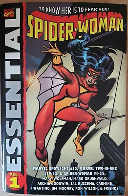 Buy Marvel Essential Spider-Woman Volume 1 TPB Paperback Graphic Novel • 24.99£