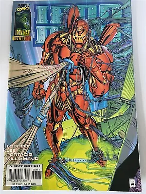 Buy INVINCIBLE IRON MAN Vol. 2 #1 Heroes Reborn Marvel Comics 1996 VF/NM • 3.49£