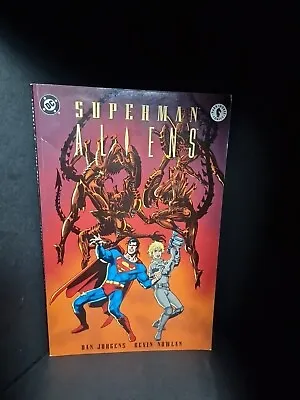 Buy Superman Vs Aliens #2 Paperback DC Dark Horse Comic  Looks UNREAD 1995 • 12.95£