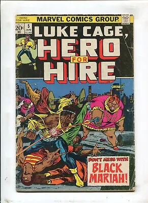 Buy Hero For Hire #5 - 1st Appearance Of Black Mariah (4.5) 1973 • 7.88£