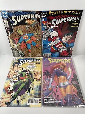 Buy DC Comic Book Bundle | Superman 26 (86) / 92 (94) / 660 (07) | Starfire Vol 1 • 9.99£