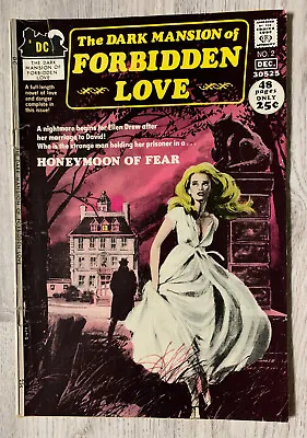 Buy 1971 DC COMICS The DARK MANSION Of FORBIDDEN LOVE #2 EERIE GOTHIC HORROR Cover • 40.08£