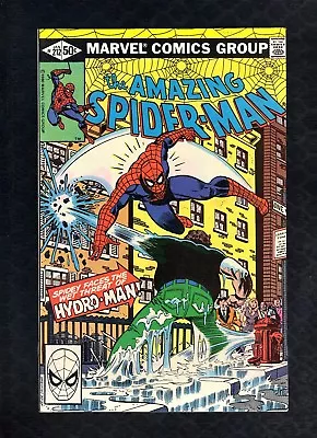 Buy AMAZING SPIDER-MAN #212 Marvel (1981) First Hydro-Man  [A2] • 26.65£