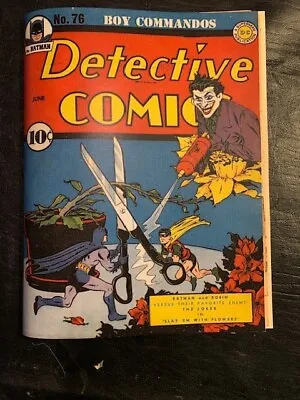 Buy HTF 1943 Detective Comics 76 Iconic Joker Poison Spray Cover-for Parts/restore. • 154.40£