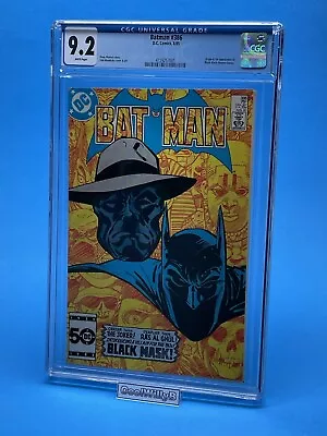 Buy Batman #386 CGC 9.2! 🔑 Origin & 1st Appearance Black Mask! 🔥 Awesome!! • 86.93£