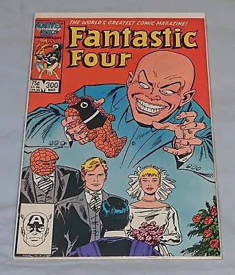 Buy Fantastic Four #300 (Marriage Of Johnny Storm) Marvel Comics (1987) VF+ • 5.95£