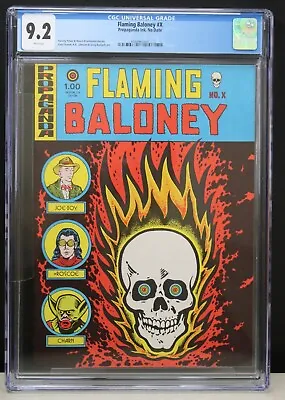 Buy Flaming Baloney #X 1976-1st Issue ~ CGC 9.2 ~ Pre: American Splendor-Pekar-Dumm • 238.50£