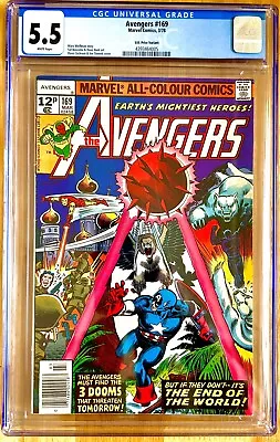 Buy Avengers #169 March 1978  CGC 5.5 • 33£