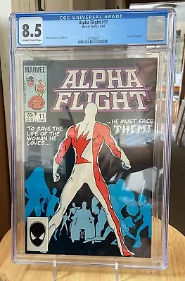Buy Alpha Flight #11 CGC 8.5 OW/W Pages Sasquatch Origin John Byrne • 35.97£