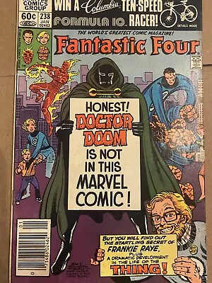 Buy Fantastic Four #238 (Marvel Comics, 1982) Origin Of Frankie Raye Herbie App • 3.96£