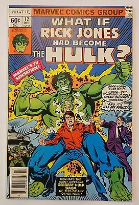 Buy What If...? #12 Rick Jones Had Become The Hulk Newsstand Marvel Comics 1978 F/VF • 5.56£