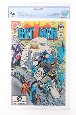 Buy Batman #353 - DC 1982 CBCS 9.6 Joker Cover And Appearance. 15-page Preview Of Ma • 71.51£