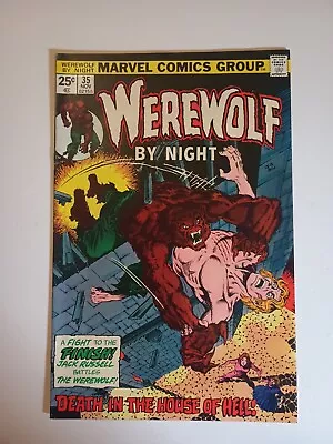 Buy Werewolf By Night #35 Marvel Comics Bronze Age 1975 Higher Grade Nice Copy • 15.77£