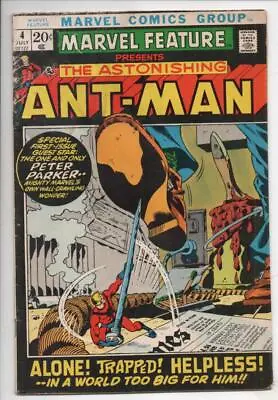 Buy MARVEL FEATURE #4, VG+, Ant-Man, Origin, Spider-man, 1971, More In Store • 31.97£