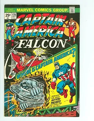Buy Captain America #178 Fn- Falcon • 7.50£