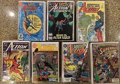 Buy DC Comics: Action Comics (1938), Issues 551-694, Annuals 1-6 (151 Total Comics) • 375.54£