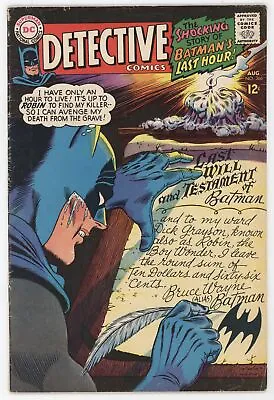 Buy Batman Detective Comics 366 DC 1967 VG FN Carmine Infantino Robin Last Will Test • 14.95£