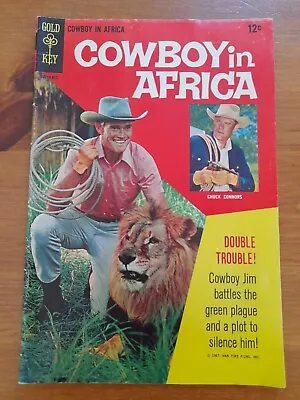 Buy Cowboy In Africa #1 Feb 1968 FINE 6.0 Chuck Conners, Gold Key • 9.99£