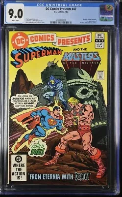 Buy DC Comics Presents #47 CGC 9.0 1st Appearance He-Man & Skeletor In Comics 1982 • 199.87£