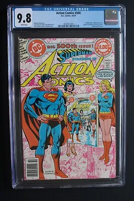 Buy Action Comics 500 Origin Life Story Superman 1979 Giant Supergirl Luthor CGC 9.8 • 208.11£