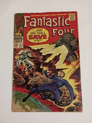 Buy FANTASTIC FOUR #62 (1967 Marvel) 1st APPEARANCE BLASTAAR Sandman Black Bolt  • 26.10£