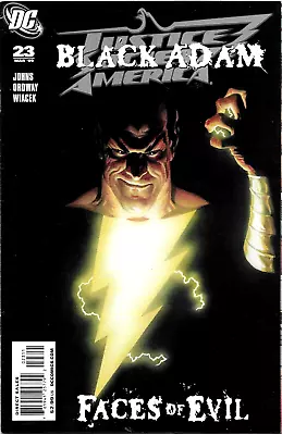 Buy Justice Society Of America #23 Black Adam Alex Ross Cover Dc Comics Mar 2009 V/g • 18.99£