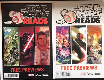 Buy Star Wars Reads Free Preview Lot Of 2: #1 (2017) + #1 (2018) VERY HIGH GRADE! • 10.29£