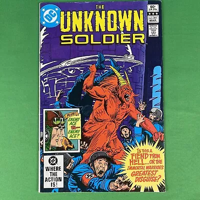 Buy Unknown Soldier #261 DC 1982 Fiend From Hell Joe Kubert Cover Enemy Ace • 5.72£