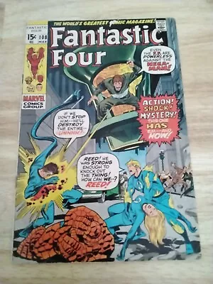 Buy Fantastic Four # 108 : Marvel Comics 1971 : 1st App Nega - Man ! : Annihilus !! • 7.99£