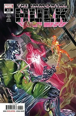 Buy Immortal Hulk #43 Alex Ross Cover Controversial Recalled Nm- (priority & Ins) • 6.39£