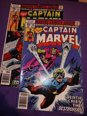 Buy Captain Marvel   #57  & #58  1978 • 12.86£